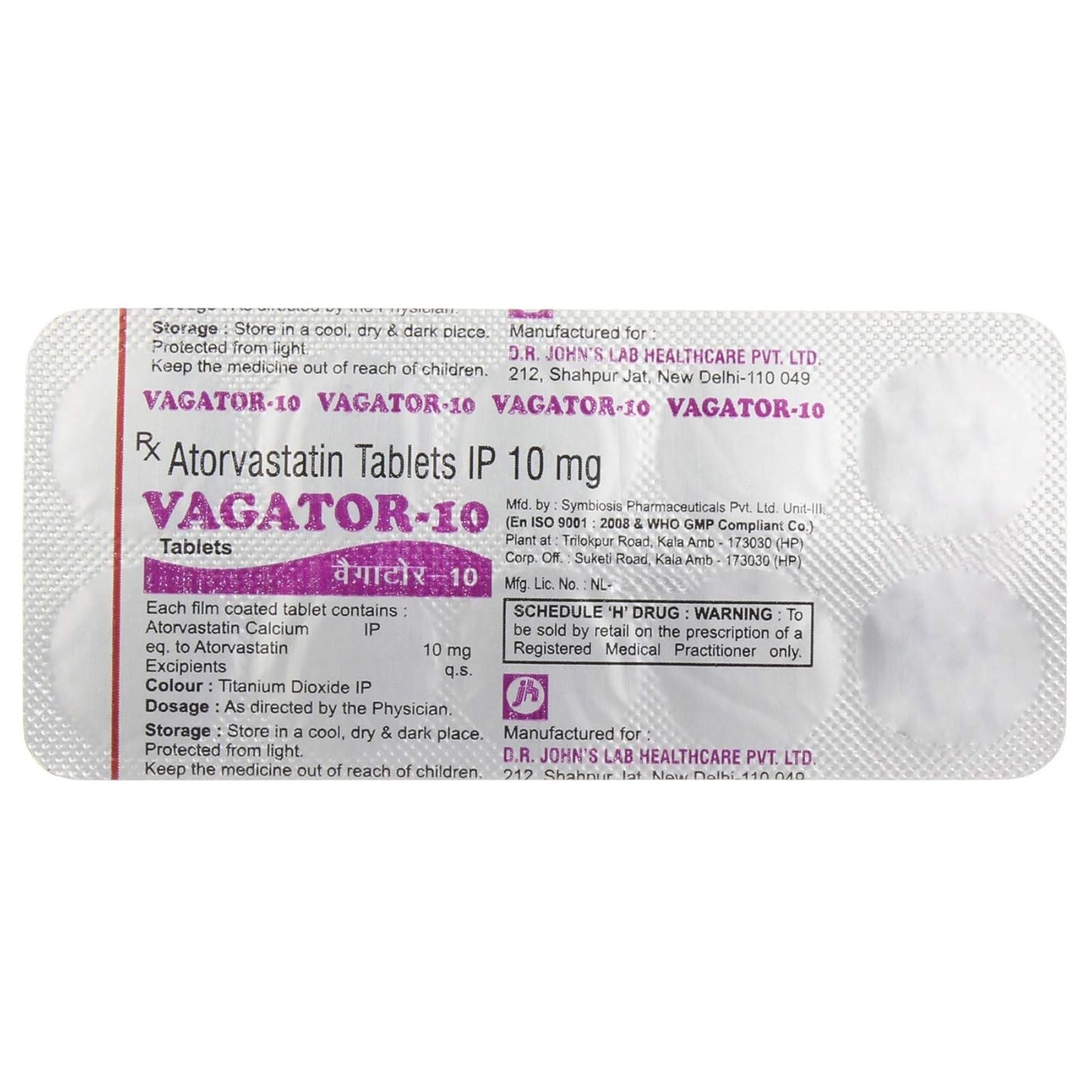 Vagator-10 - Strip of 10 Tablets