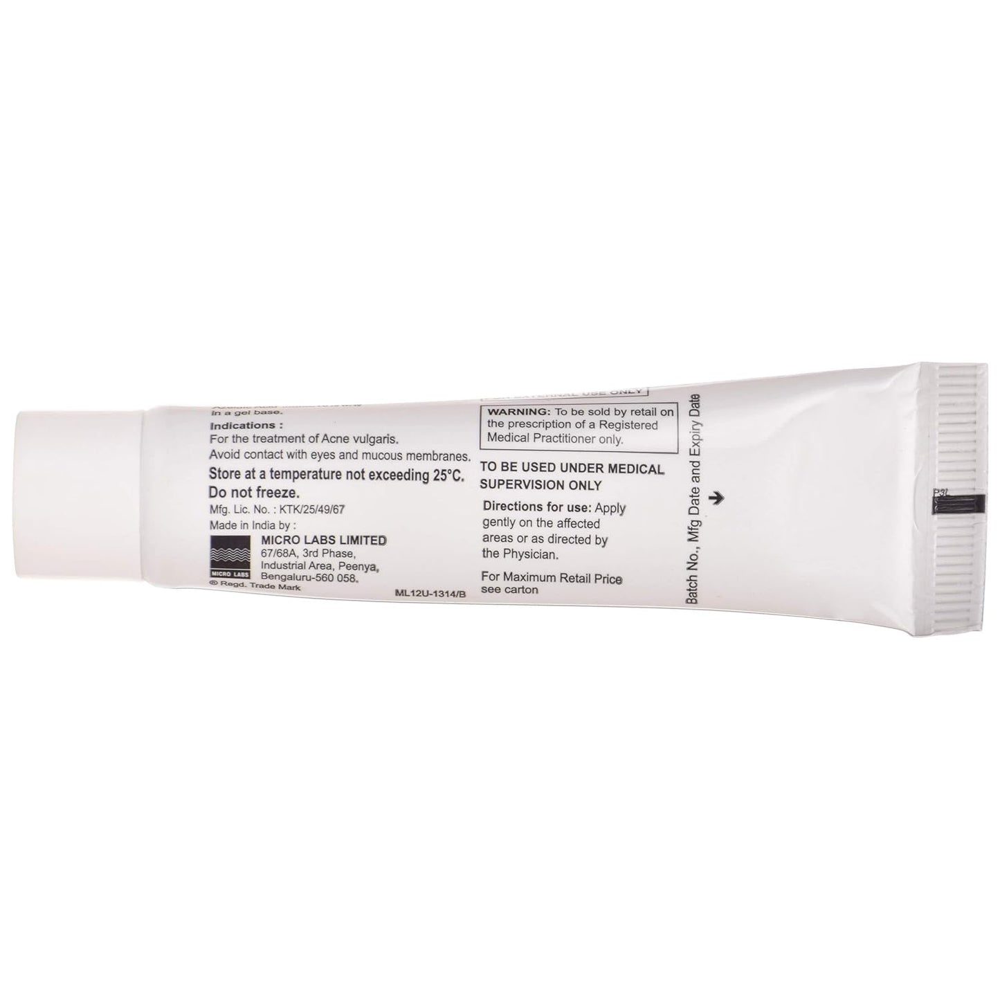 Aziderm - 10% - Tube of 15 gm Gel