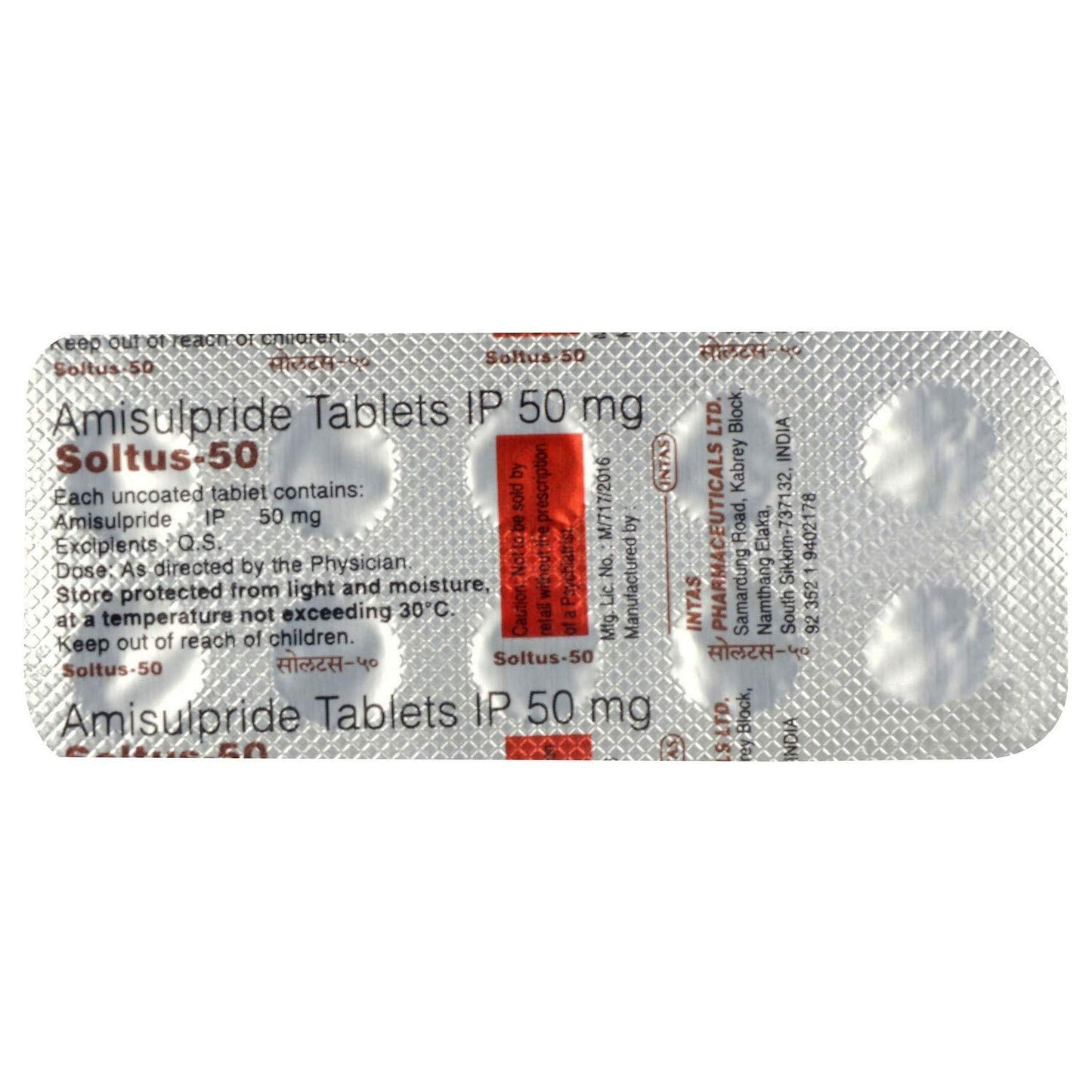 Soltus 50 - Strip of 10 Tablets