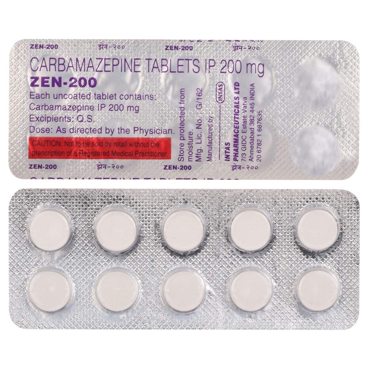 Zen 200 - Strip of 10 Tablets