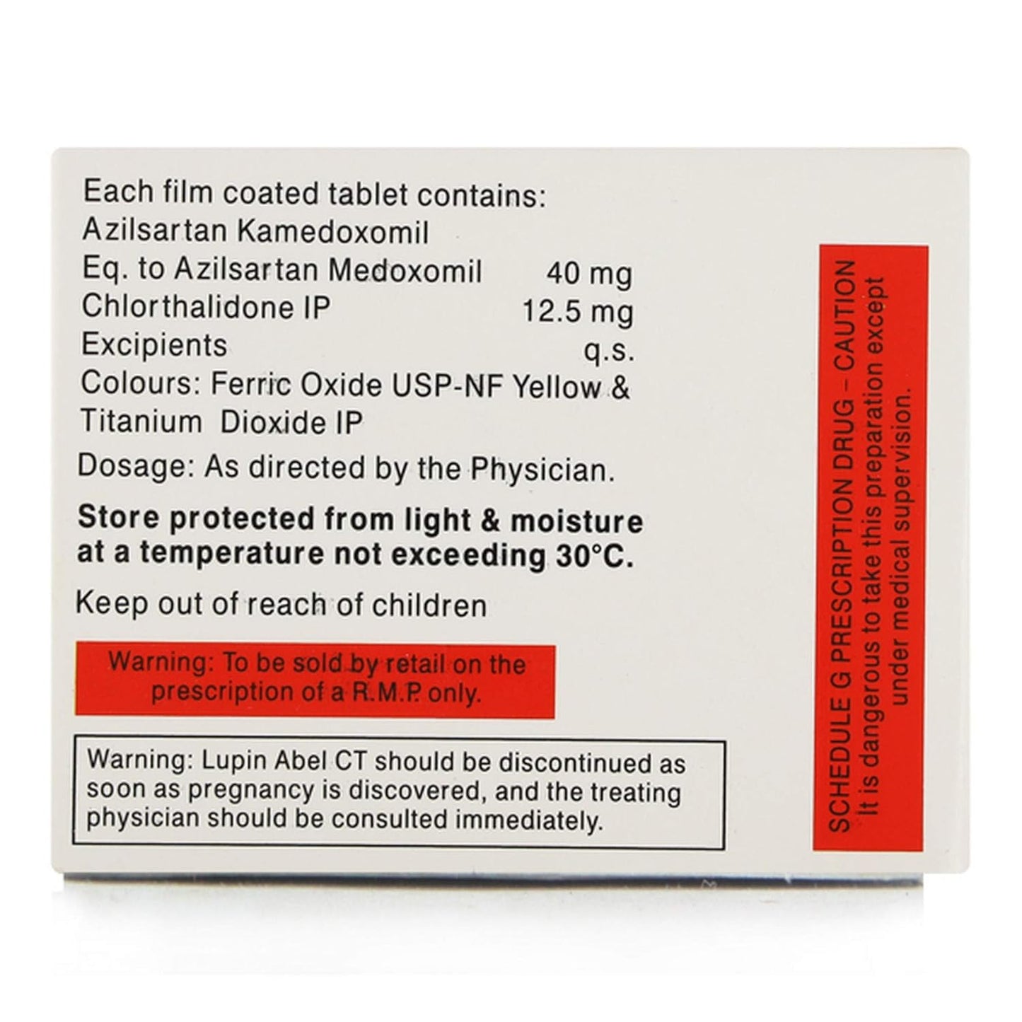 Abel CT - Strip of 10 Tablets