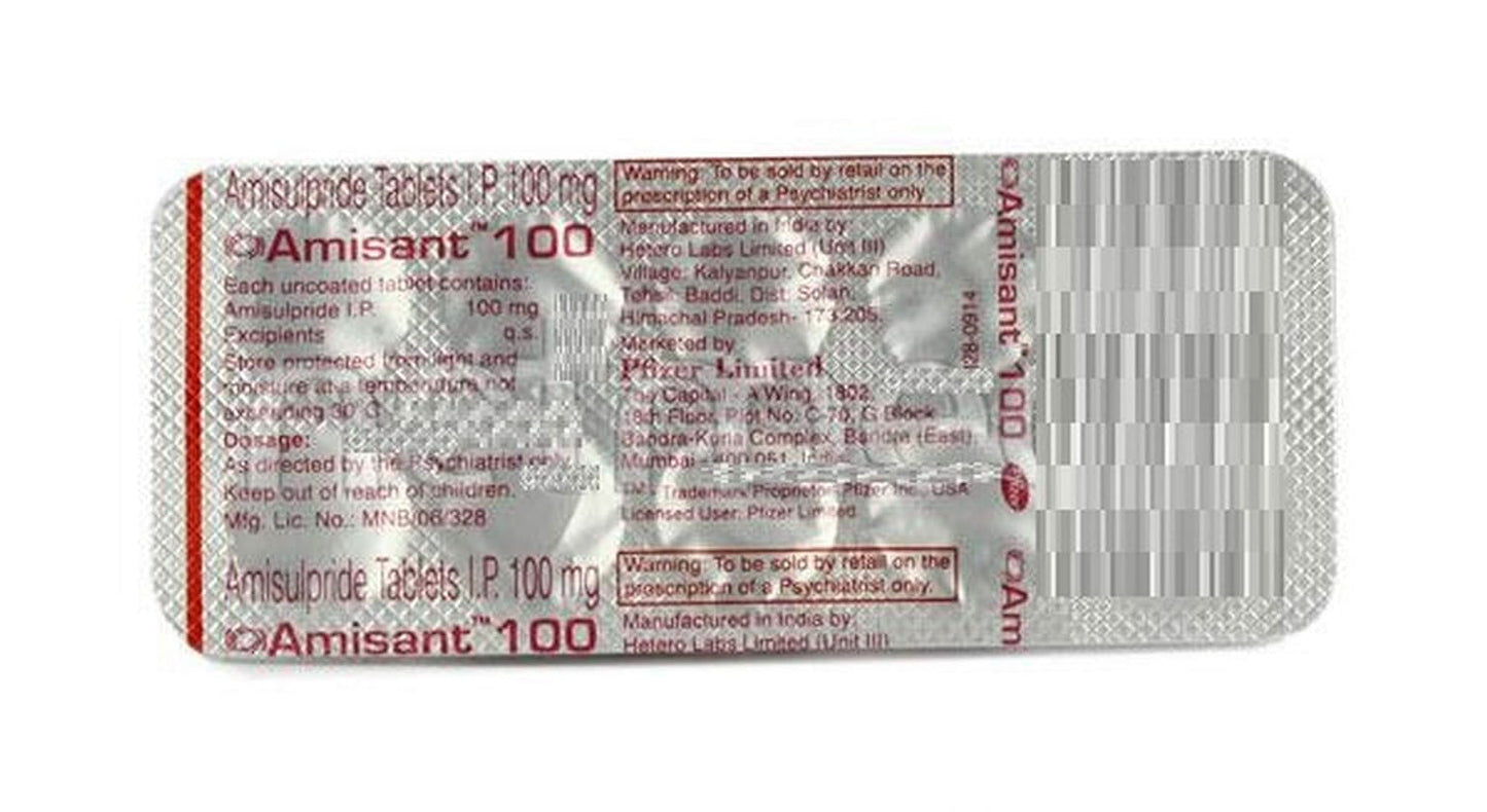 Amisant 100 - Strip of 10 Tablets