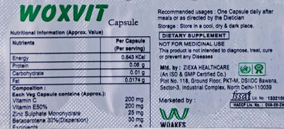 Woxvit - Strip of 10 Capsules