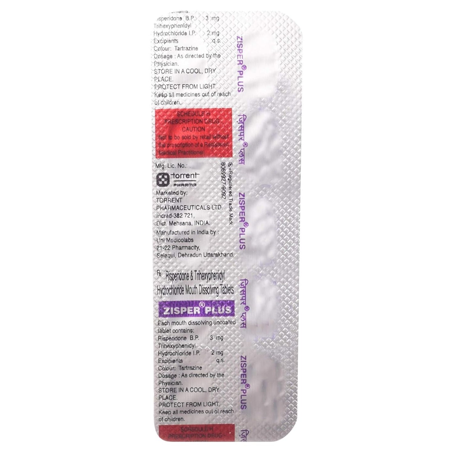 Zisper Plus - Strip of 10 Tablets