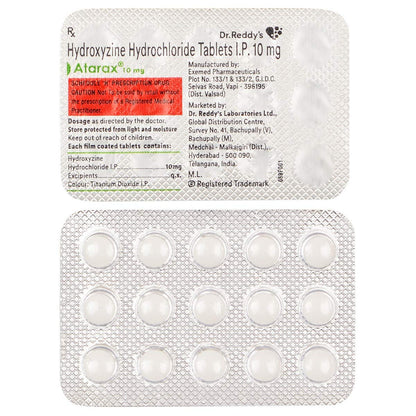 Atarax 10mg - Strip of 15 Tablets