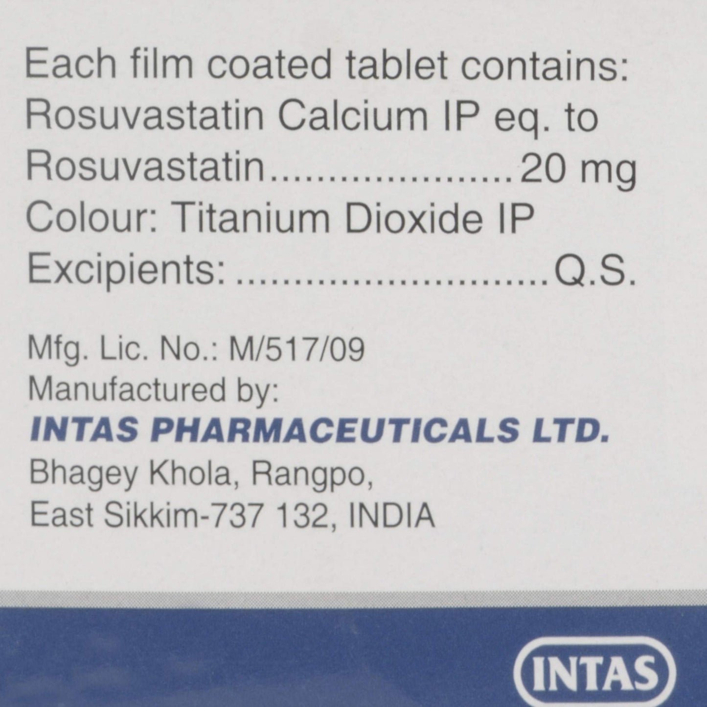 Arvast 20 - Strip of 10 Tablets