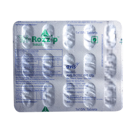 Tri Rozzip - Strip of 15 Tablets