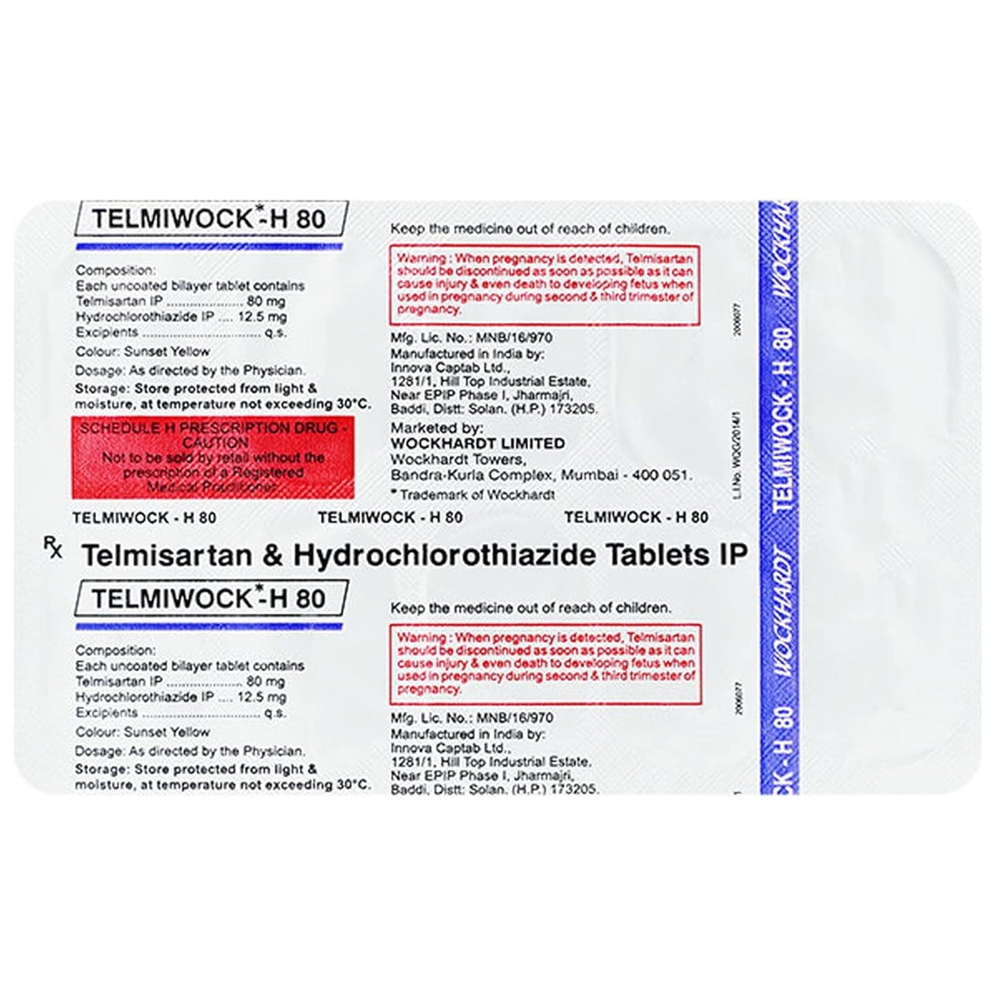 Telmiwock-H - Strip of 10 Tablets