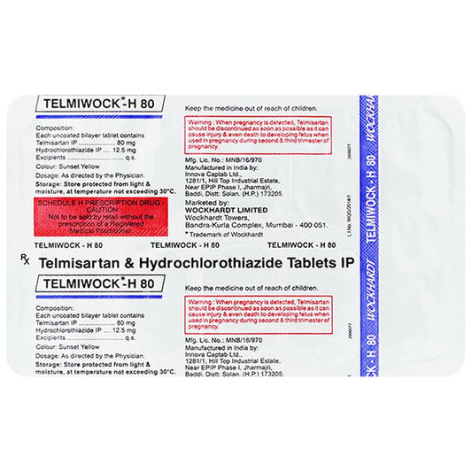 Telmiwock-H - Strip of 10 Tablets