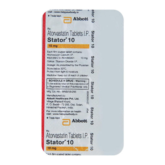 Stator 10 - Strip of 15 Tablets