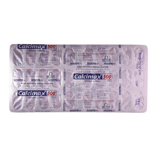 Calcimax 500 - Blister Pack of 30 Tablets