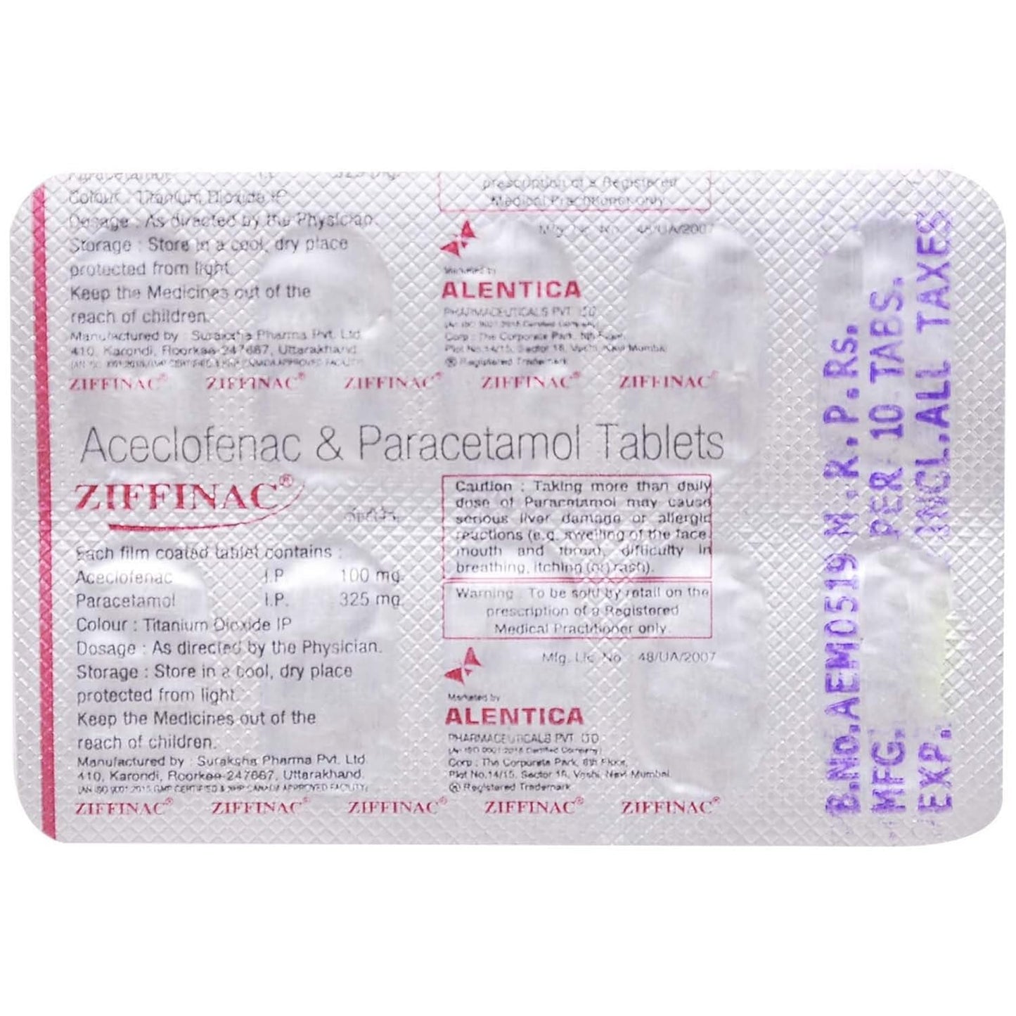 Ziffinac - Strip of 10 Tablets