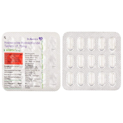 Atarax 25mg - Strip of 15 Tablets