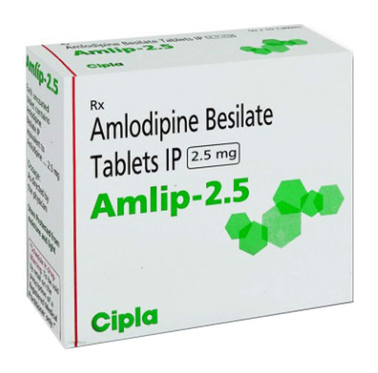 Amlip 2.5 - Strip of 10 Tablets