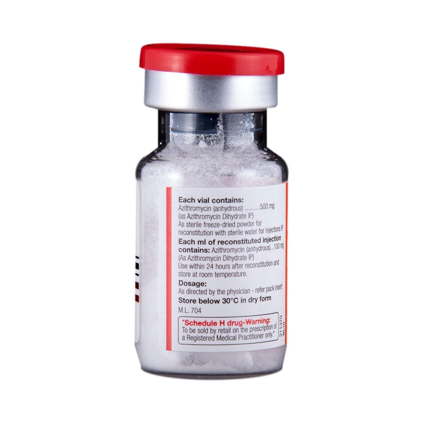 Azee 500 - Vial of 5 ml Injection