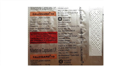 Calcigard 10 - Strip of 10 Capsules