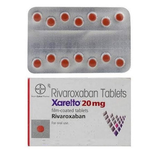 Xarelto 20mg - Strip of 14 Tablets