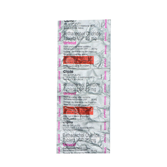 Urivoid 25 - Strip of 10 Tablets