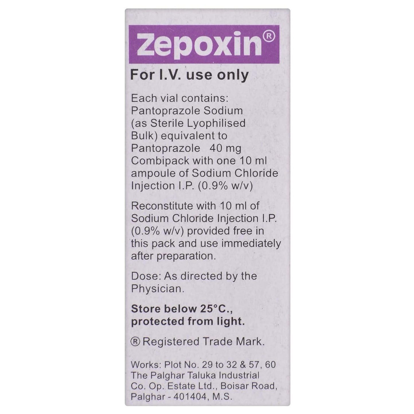 Zepoxin - Vial of 10 ml Injection