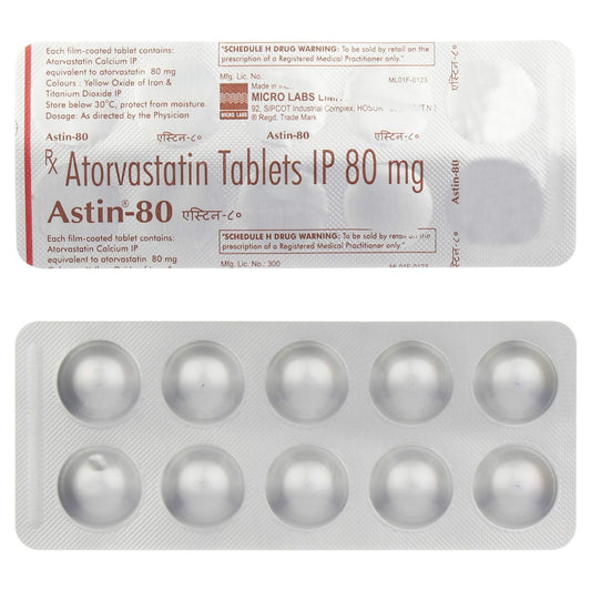 Astin-80 - Strip of 10 Tablets