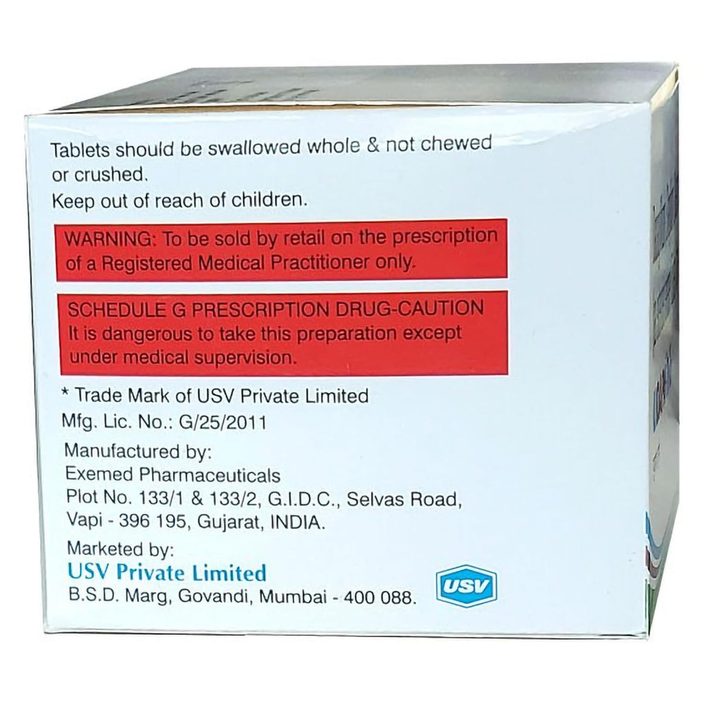 Udapa-Trio - Strip of 10 Tablets