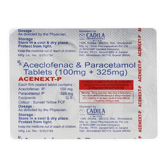 Acenext-P - Strip of 10 Tablets