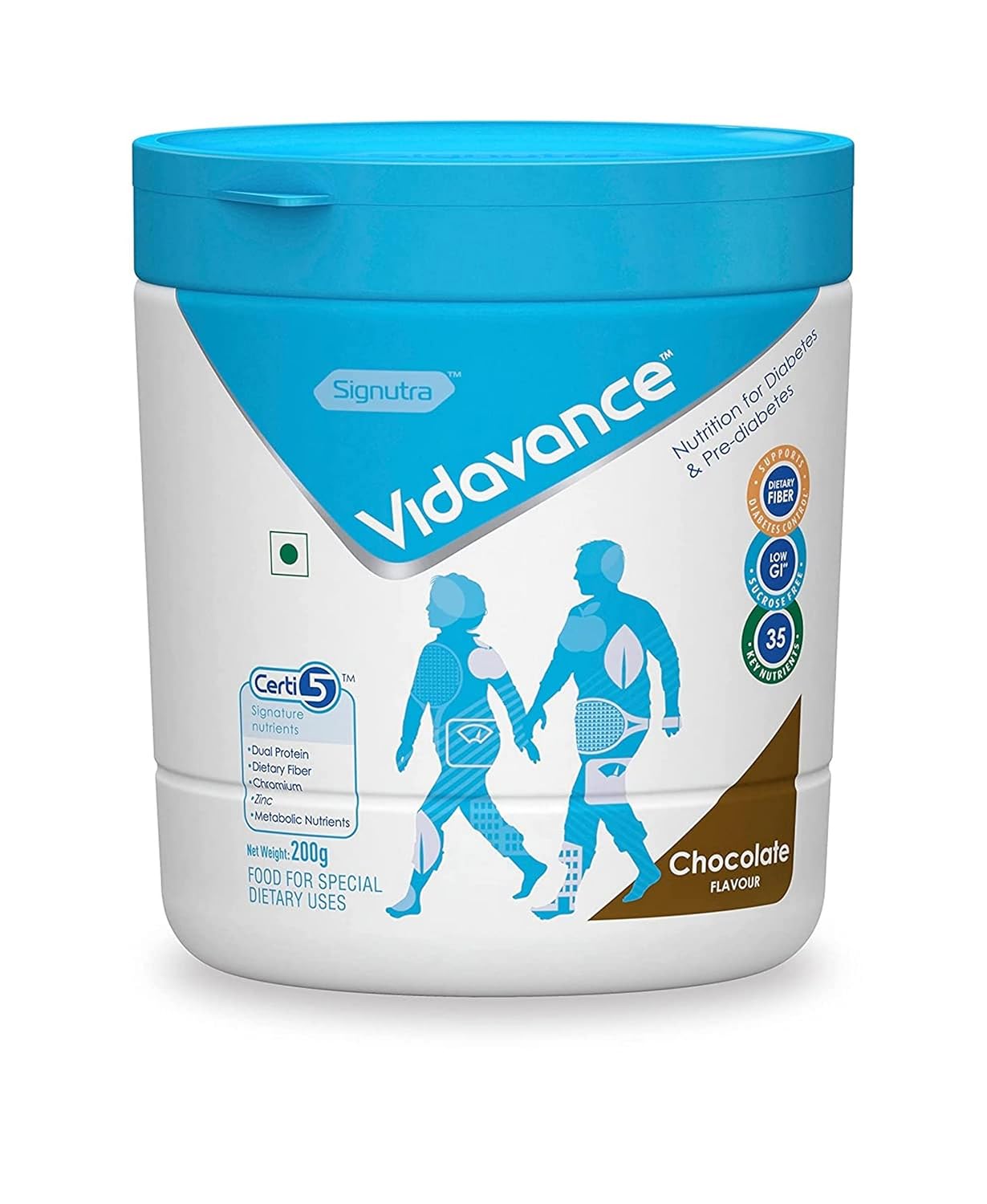 Vidavance Chocolate Flavoured - Pack of 200g Powder