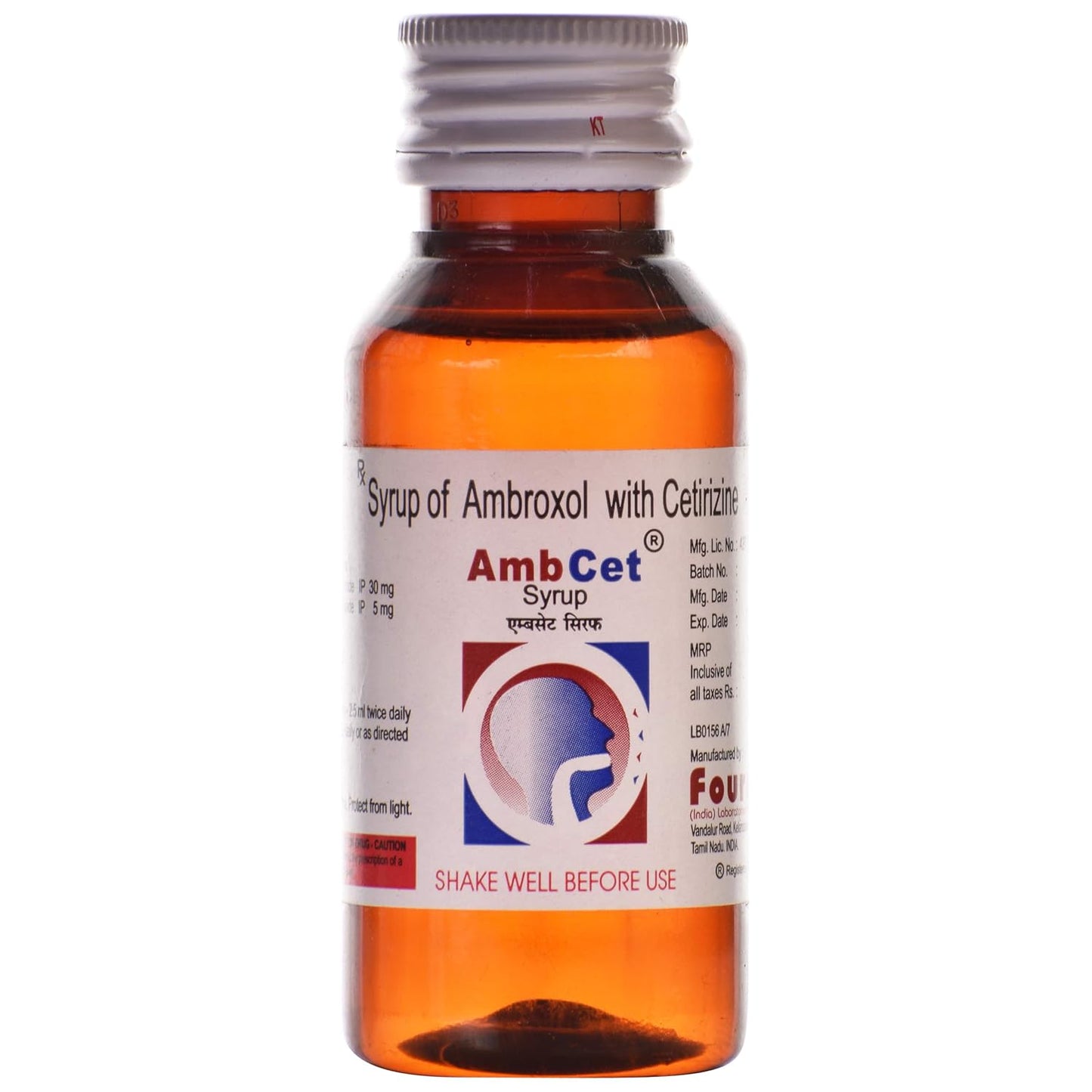 Amb Cet - Bottle of 60 ml Syrup