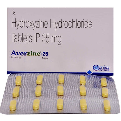 AVERZINE-25MG - Strip of 15 Tablets