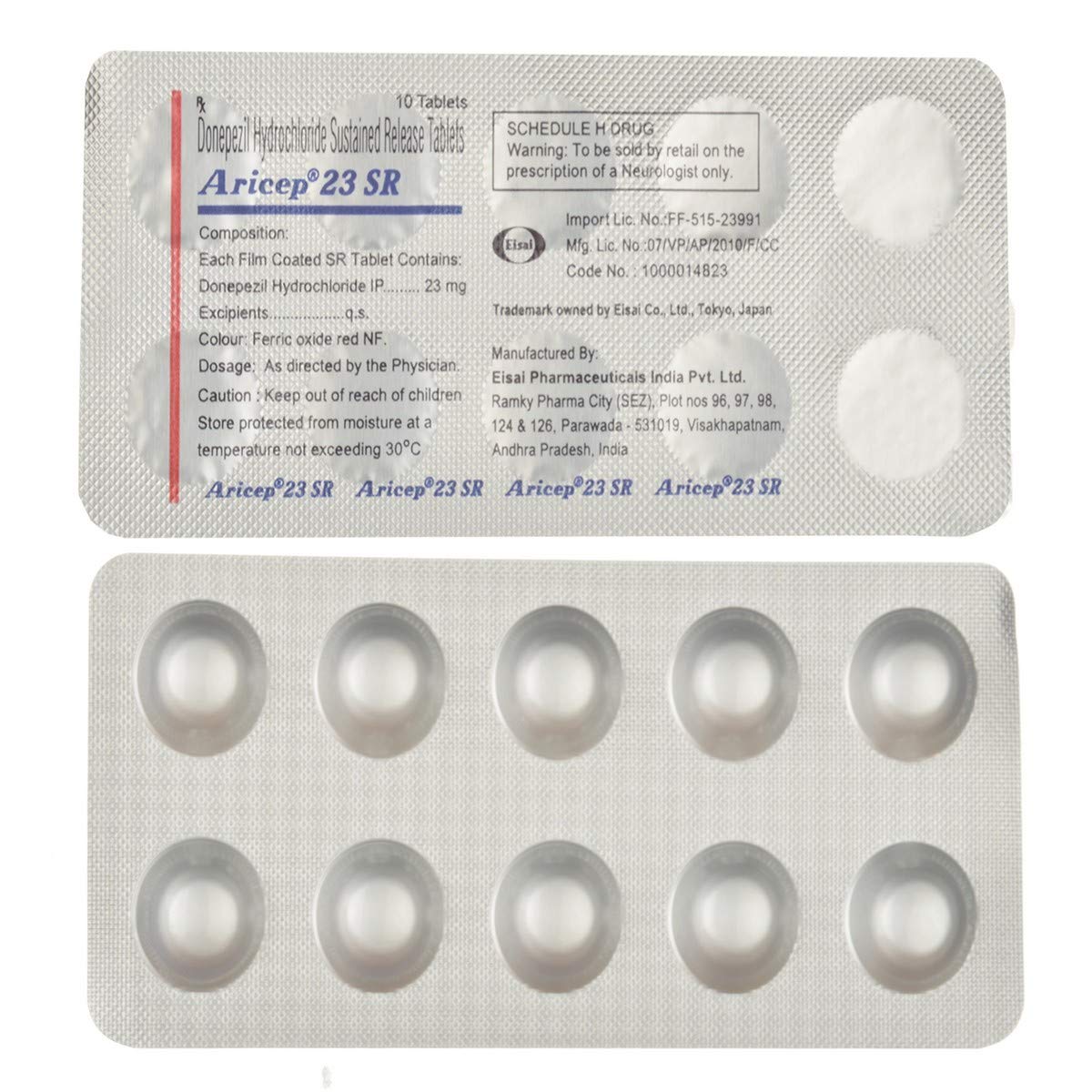 Aricep 23 SR - Strip of 10 Tablets