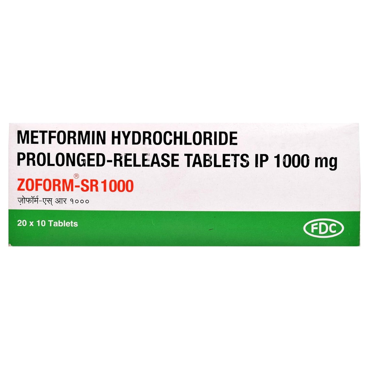 Zoform-SR 1000 - Strip of 10 Tablets