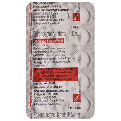 Aldactone 50 - Strip of 15 Tablets