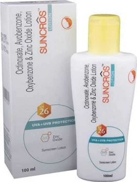 Suncros SPF 26 - Tube of 100ml Lotion