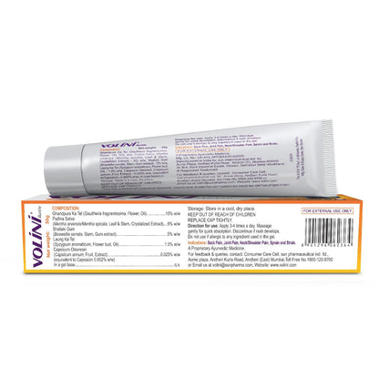 Volini Activ Pain Relief Gel 50 Gm Pack of 2