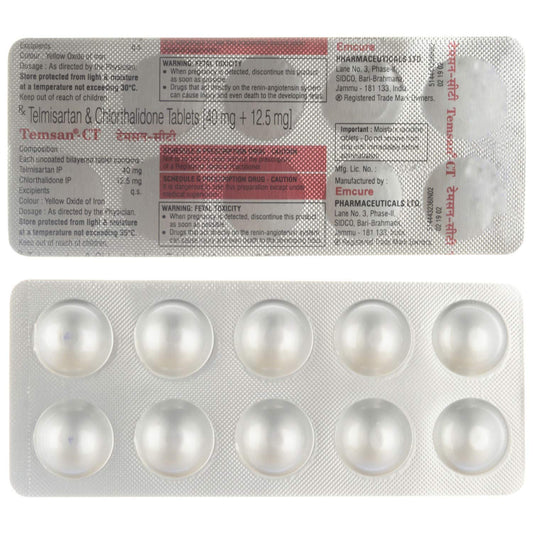 Temsan CT - Strip of 10 Tablets