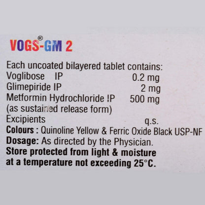 Vogs GM 2 - Strip of 15 Tablets