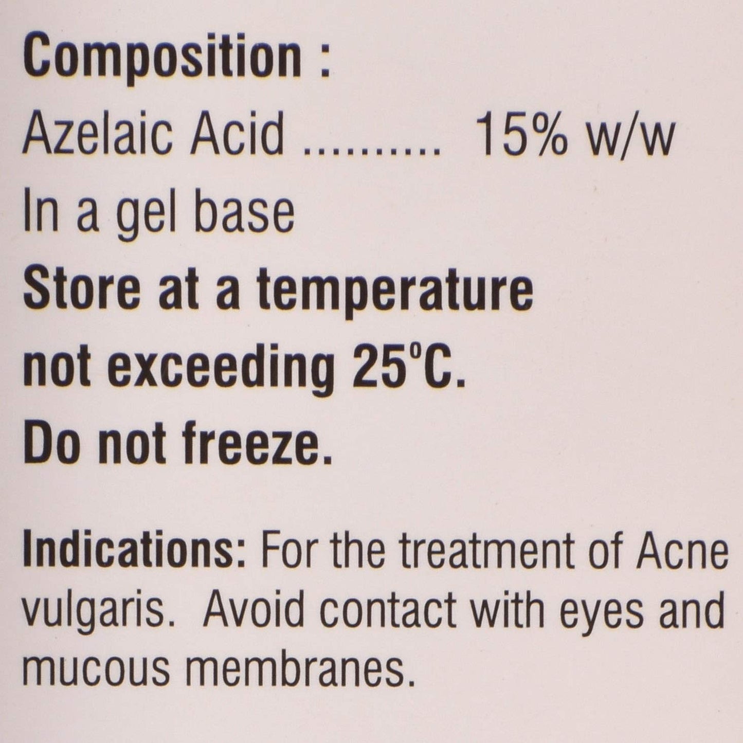 Aziderm - 15% - Tube of 15 gm Gel