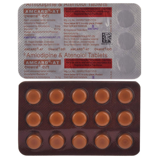 Amcard-AT - Strip of 15 Tablets