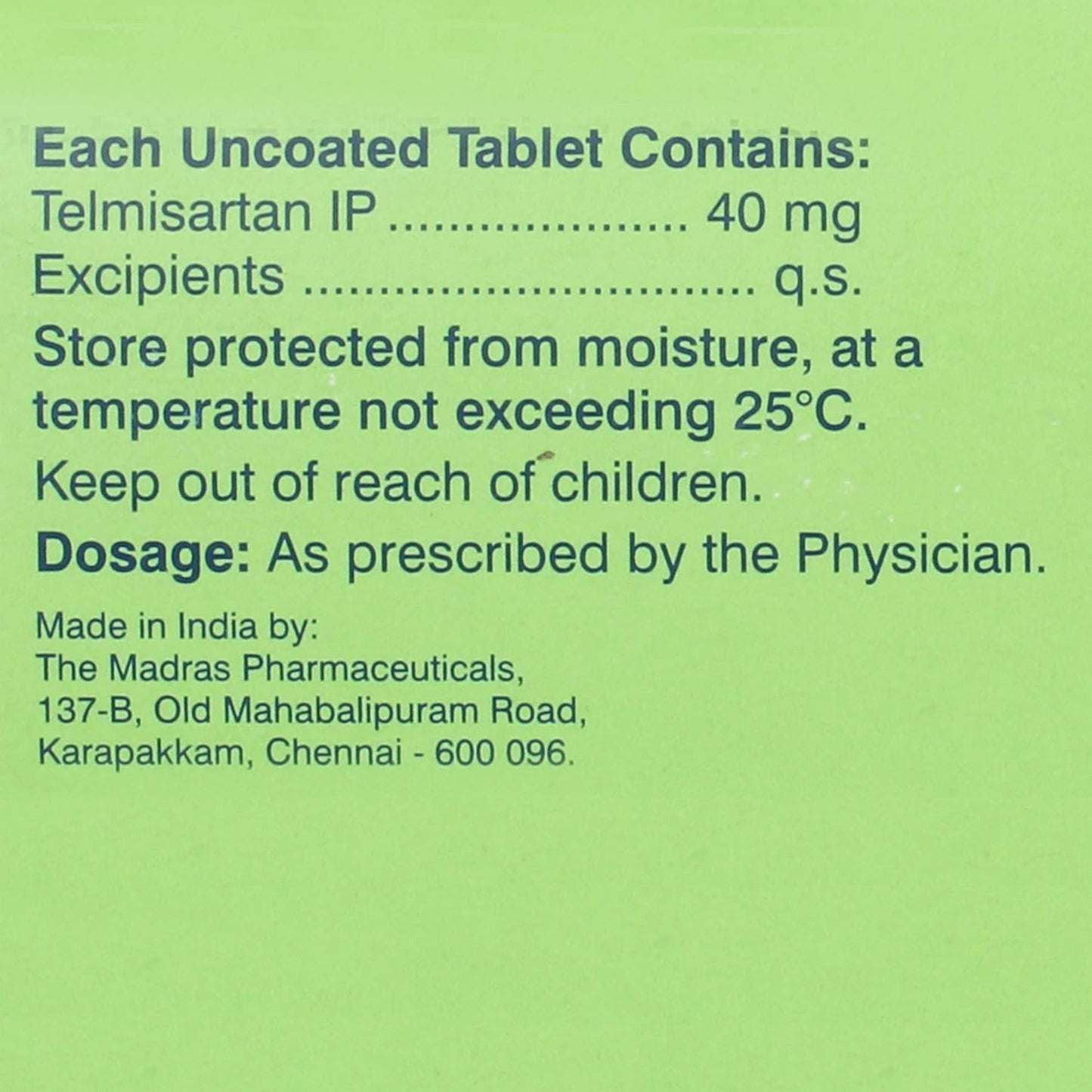 Xstan 40 mg - Strip of 15 Tablets