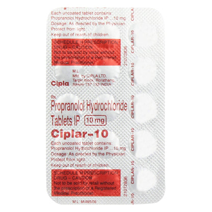 Ciplar 10 - Strip of 15 Tablets