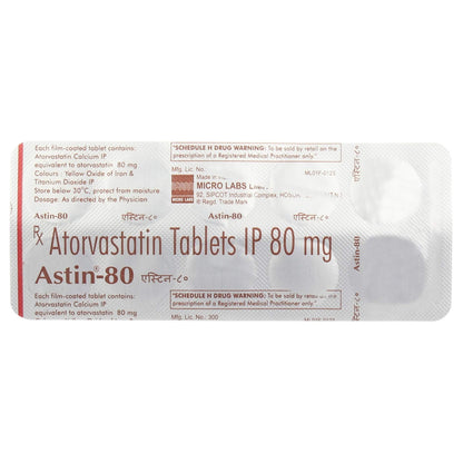 Astin-80 - Strip of 10 Tablets