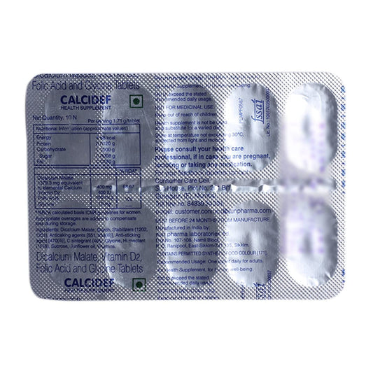 Calcidef - Strip of 10 Tablets