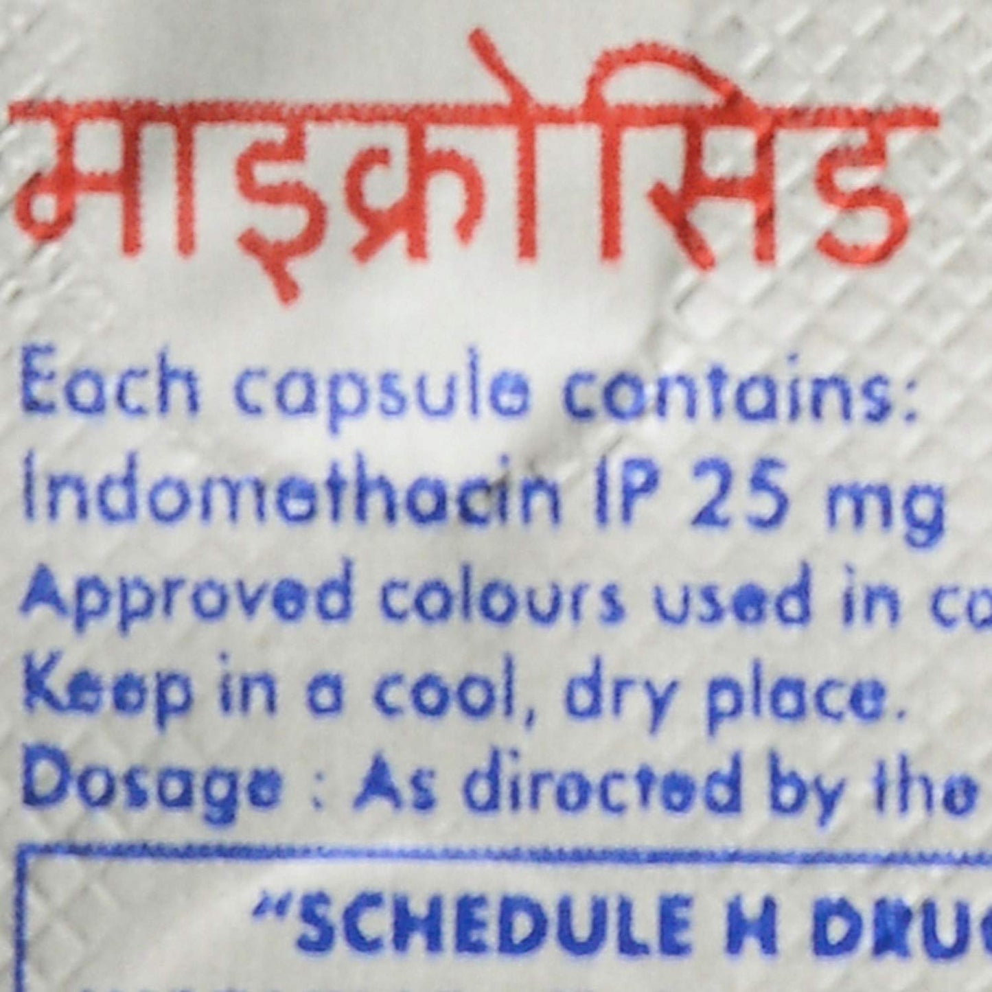 Microcid - Strip of 10 Capsules