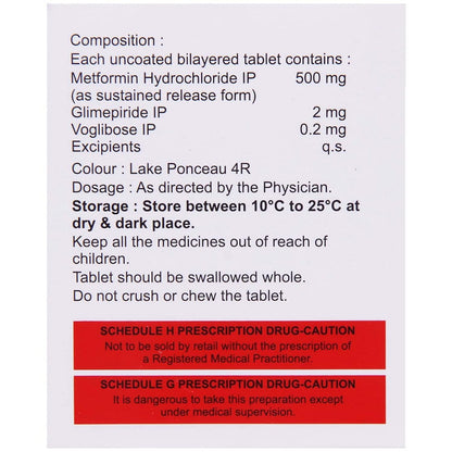 APRIGLIM-MV 2MG - Strip of 15 Tablets