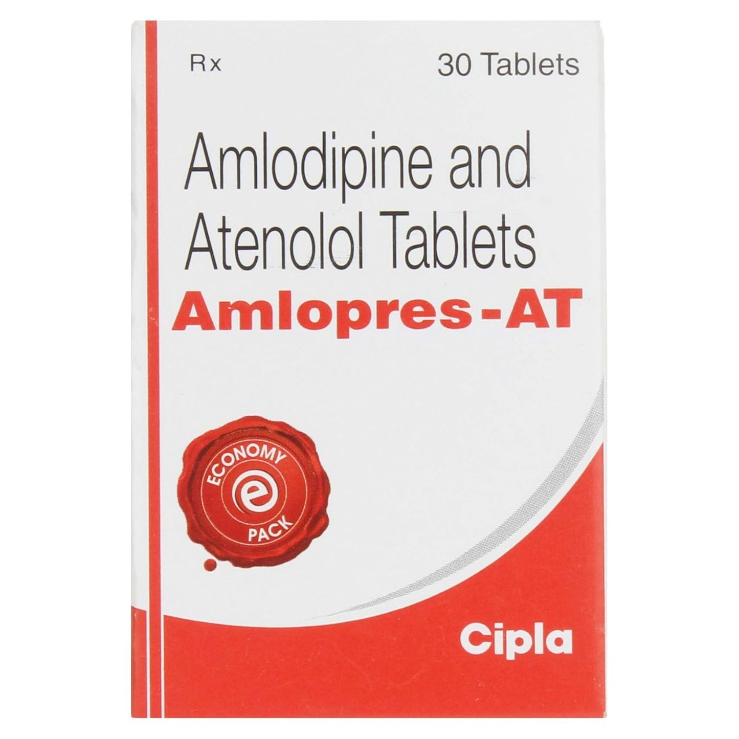 Amlopres-AT - Bottle of 30 Tablets