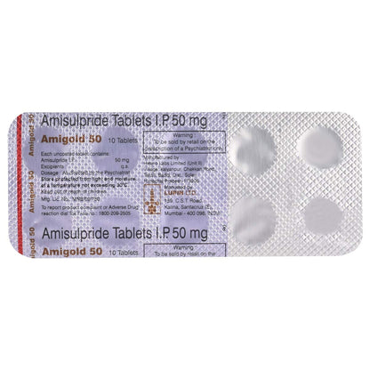 Amigold 50 - Strip of 10 Tablets