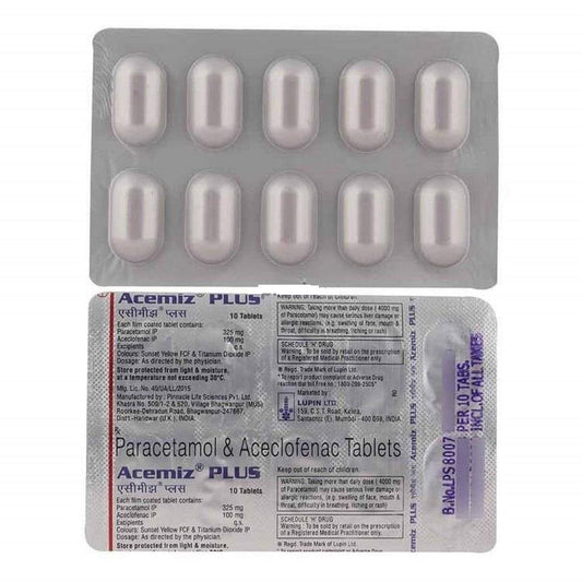 Acemiz Plus - Strip of 10 Tablets