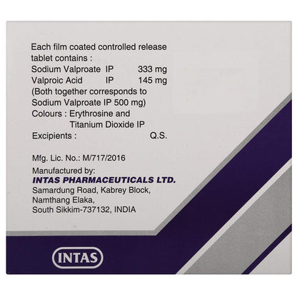 Valprol-CR-500 - Strip of 15 Tablets