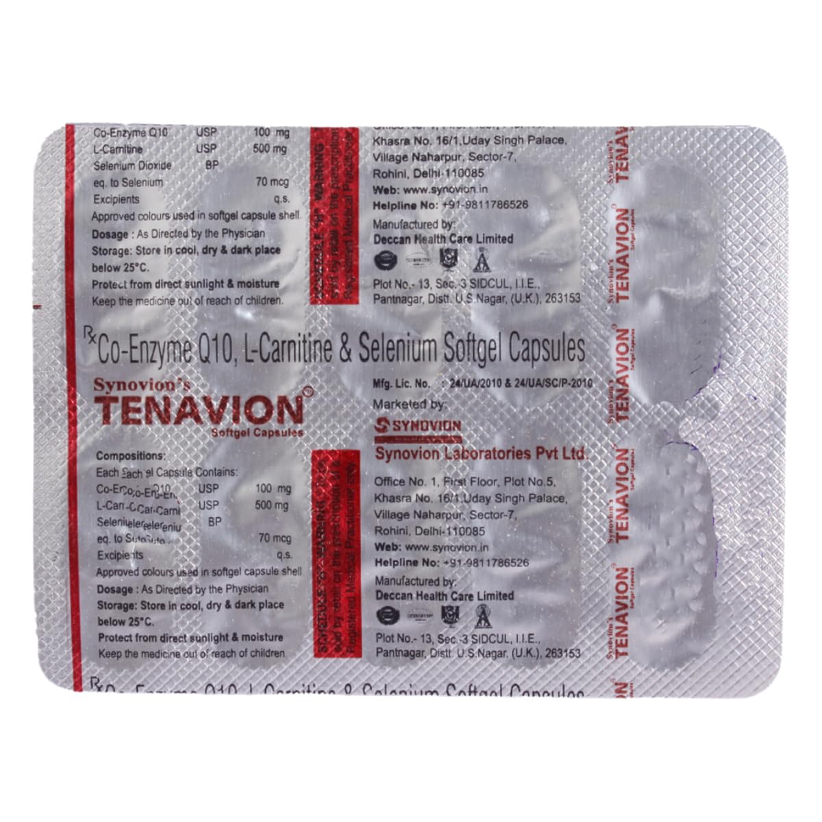 Tenavion Softgel - Strip of 10 Capsules