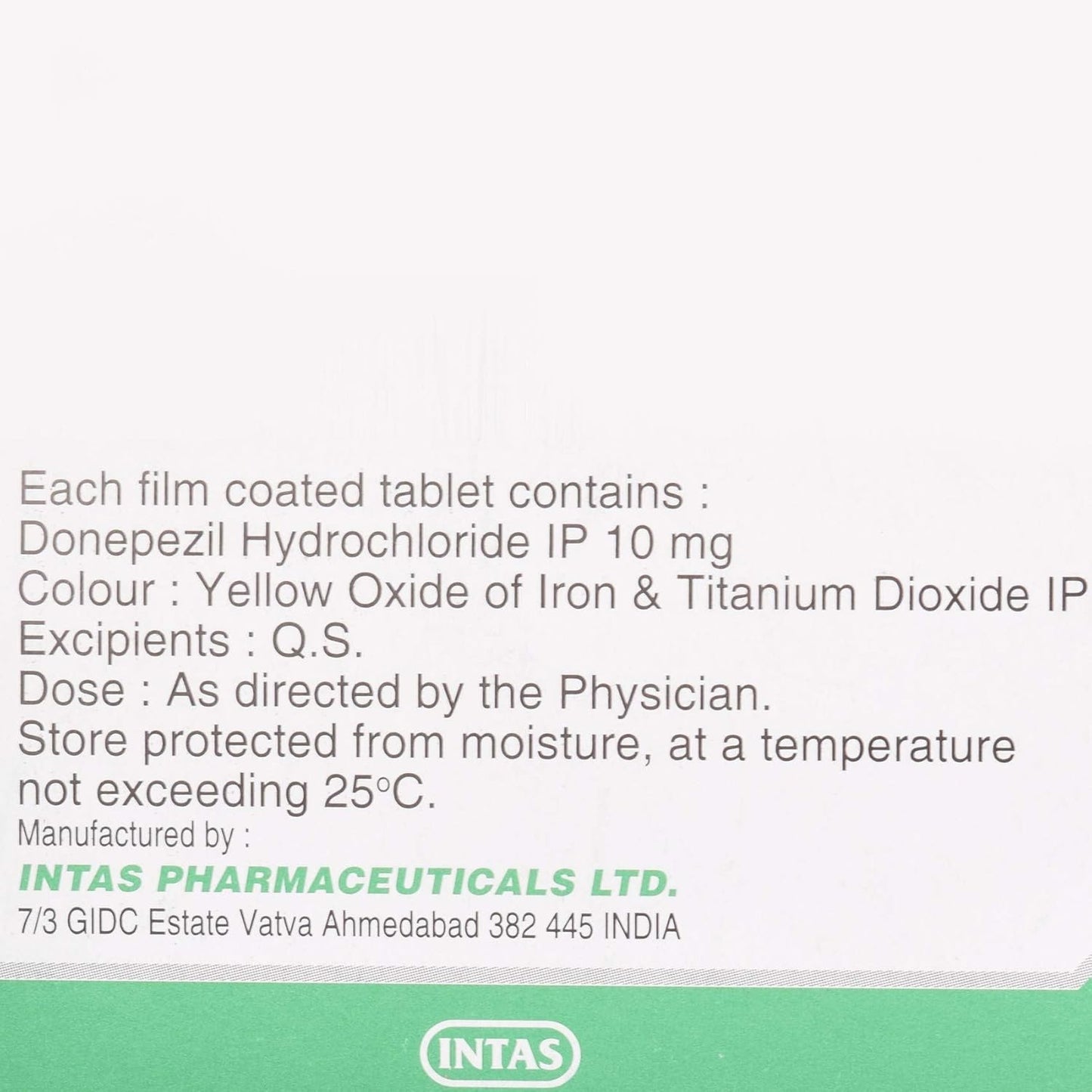 Alzil 10 - Strip of 10 Tablets